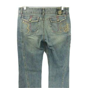 Rocaware Junior's Jeans Blue Gold Pink Size 9